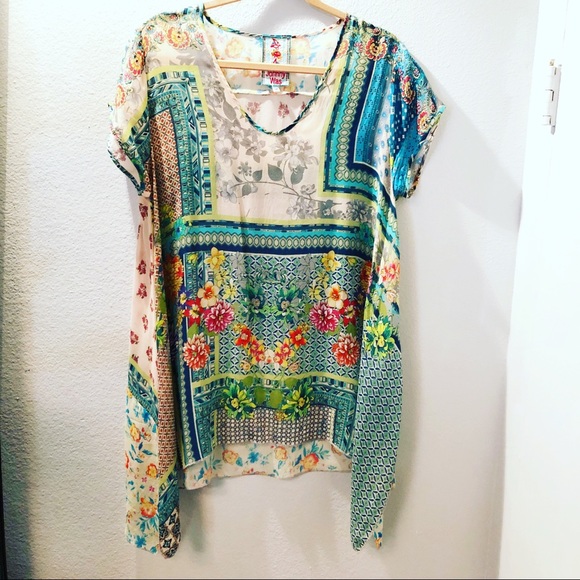 Johnny Was Tops - Johnny Was Boho Style Top Blouse